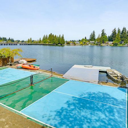 Tacoma Home On Steilacoom Lake With Dock! Luaran gambar